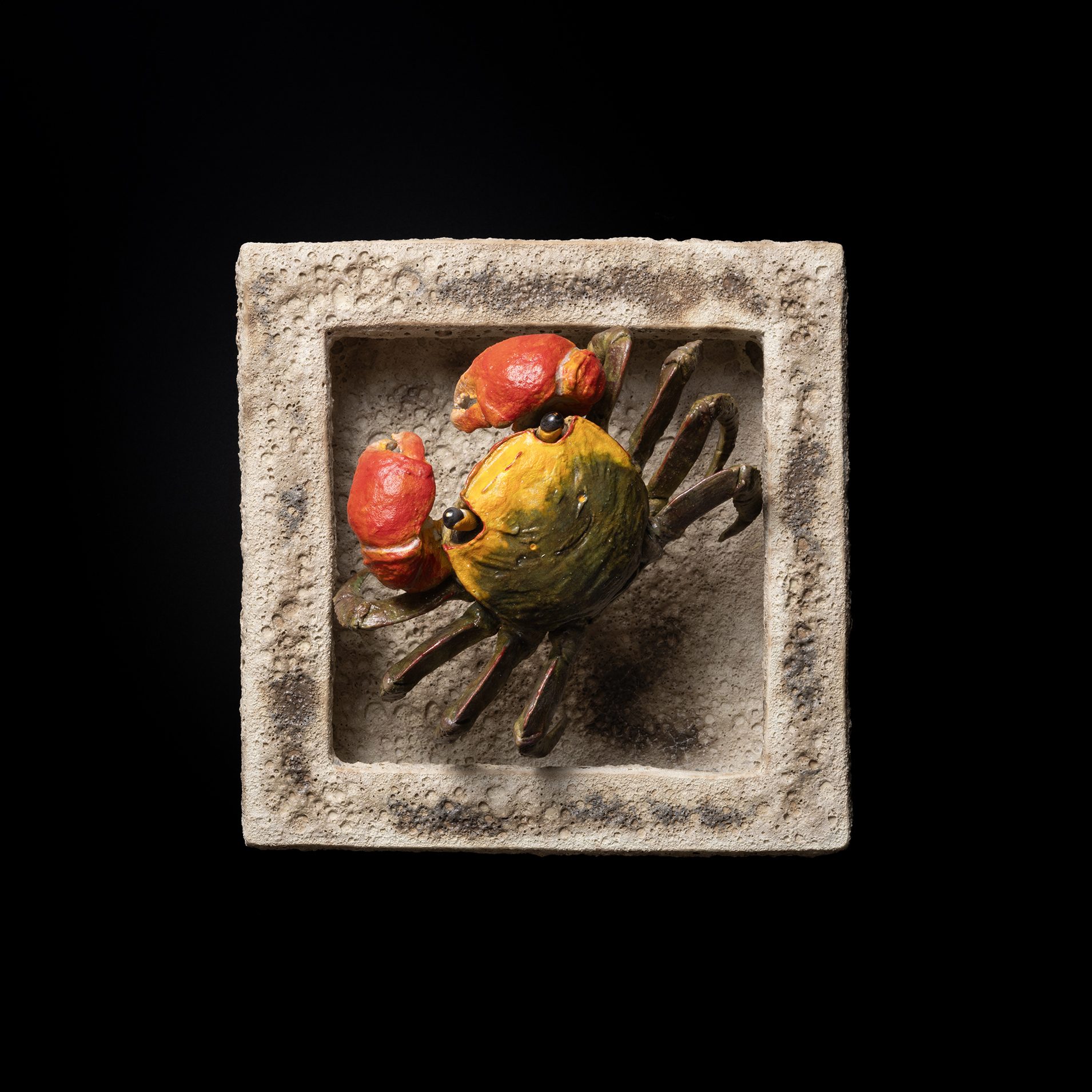 赤手蟹の壁掛け